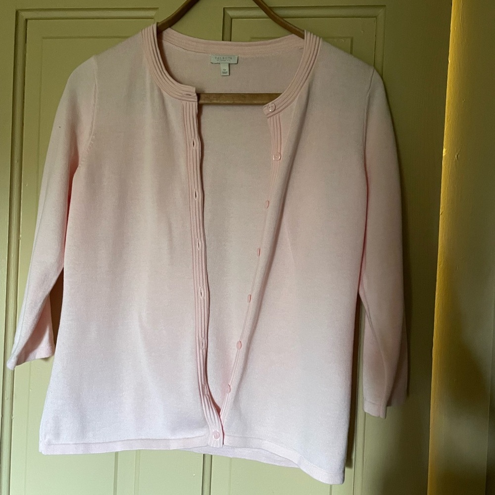Talbots Pink Women's Cardigan Sweater